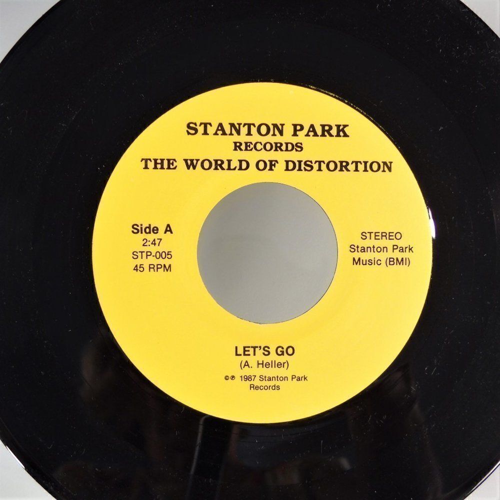 World Of Distortion Let's Go 7" Vinyl 1987 - Picture 4 of 6